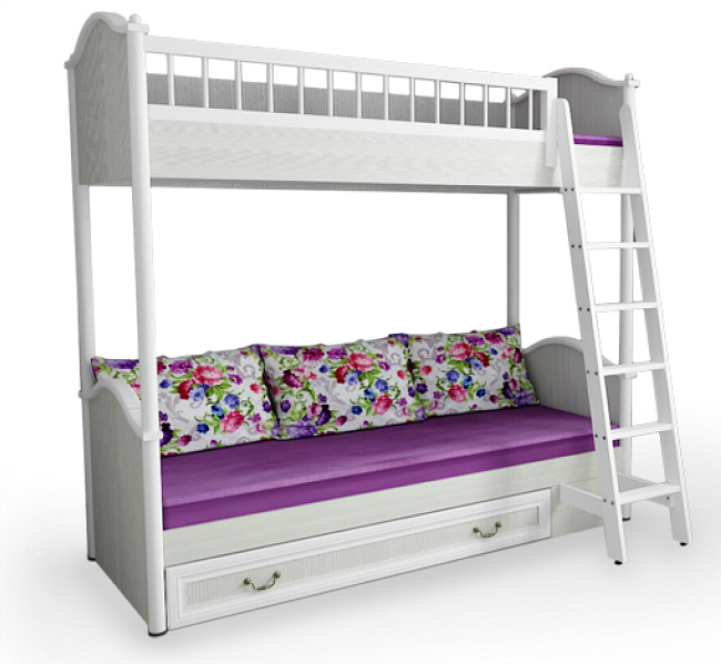 Двухъярусная кровать в детской: правила выбора