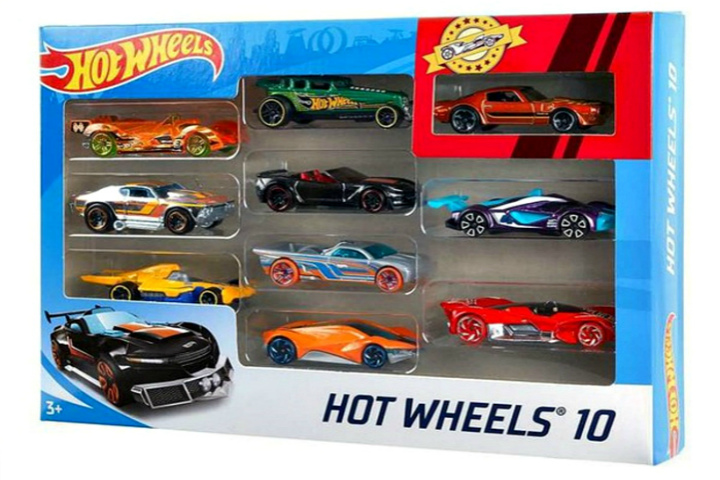 набор машинок hot wheels металл (10 pcs)