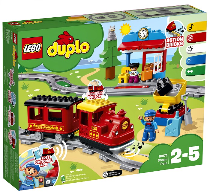 Конструктор LEGO DUPLO 10874 Поезд на паровой тяге