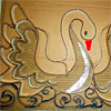 «Царевна лебедь» из картона