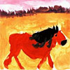 Рисунок «Якутские лошади» 