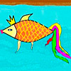 Компьютерная графика «Золотая рыбка»