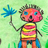Рисунок Нуруллина Илназа «День рождения пчёлки»