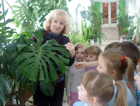 Ирина Николаевна со своими воспитанниками