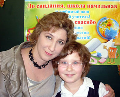 Светлана Анатольевна Лисейцева с дочерью Полиной