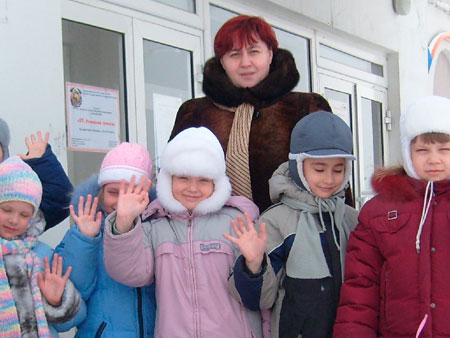 Миронова Ирина Александровна с учениками.